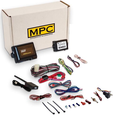 MPC Complete 1-Button Remote Start Kit Compatible with Ford Taurus 2000-2007 (2) Extended Range Remotes in Saudi Arabia