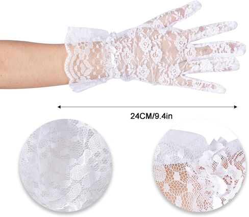 choyaxo Lace Veil Long Floral Bridal Veil for Halloween Wedding in Saudi Arabia