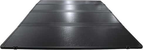 Pensun 4-Fold Hard Bed Tonneau Cover Fit for 2019-2025 Chevrolet Silverado GMC Sierra 1500 2500HD Pickup Truck Cover مع مصابيح LED-5.8 قدم （69.6in） in Kuwait