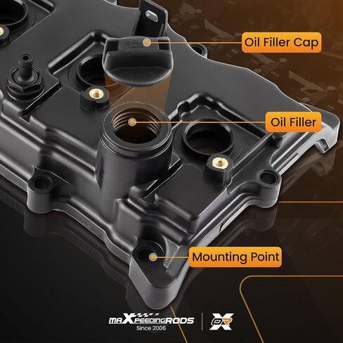غطاء صمام محرك MaxPeedingRods لـ Nissan Rogue 2.5L 2008-2012 استبدال 13264JG30A in Saudi Arabia
