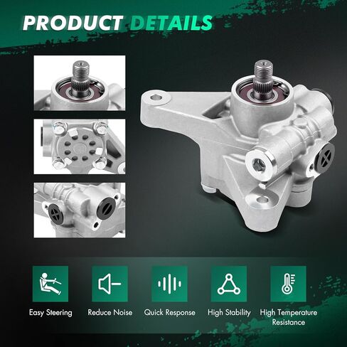 SCITOO Power Steering Pump Compatible for 1999 2000 2001 2002 2003 2004 for Honda Odyssey, 1998 1999 for Isuzu Oasis 21-5268 Power Assist Pump in Saudi Arabia