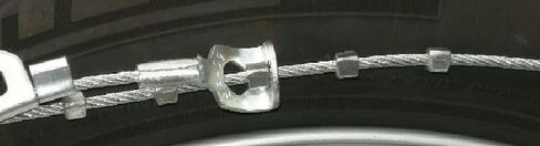 Tirechain.com 235/40ZR18 ، 235/40-18 سلاسل إطارات رابط الكابل ، بسعر كل زوج. in Saudi Arabia