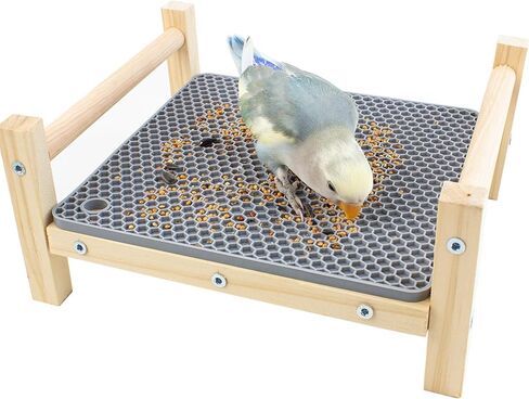 Bird Foraging Bed, Parrot Hammock Bed, Parrot Grass Perch Bed, Bird Perch Conure Platform Grass Forage Toy for Parakeet, Parrot, Cockatiel, Lovebird, Budgie in Saudi Arabia