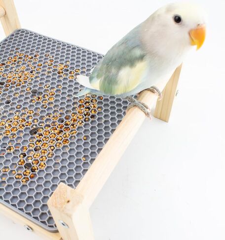 Bird Foraging Bed, Parrot Hammock Bed, Parrot Grass Perch Bed, Bird Perch Conure Platform Grass Forage Toy for Parakeet, Parrot, Cockatiel, Lovebird, Budgie in Saudi Arabia