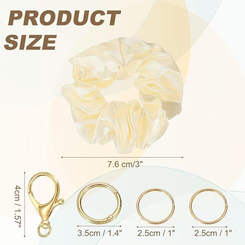 uxcell keychain wristlet ، stretcy lanyard bracelet scrunchie keychain ، jey rowist rowist rastlet chain in Saudi Arabia