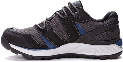 Propét Men's Vercors Waterproof Hiker, Grey/Blue, 14 XX-Wide US in Saudi Arabia