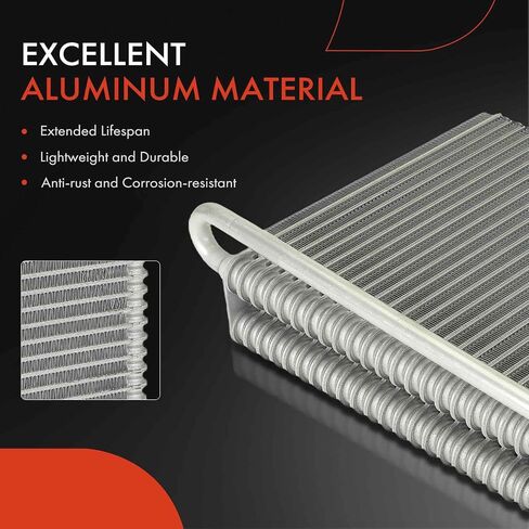 A-Premium A/C Evaporator Core Compatible with Freightliner 122SD 2013-2020, Century Class 2005/2008-2010, Columbia 2005-2015, Coronado 2008-2015, with Pressing Plate in Saudi Arabia