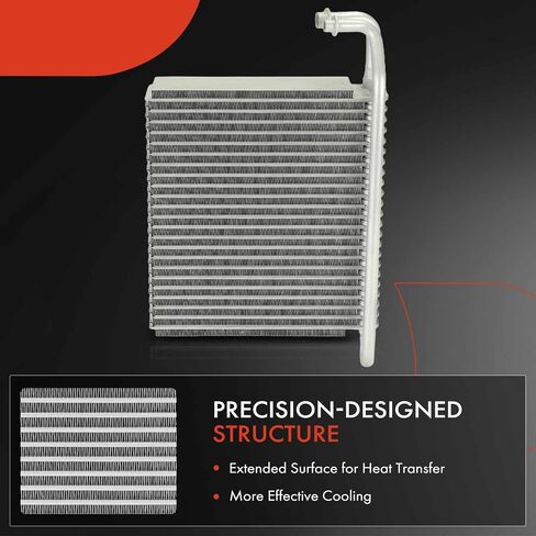 A-Premium A/C Evaporator Core Compatible with Freightliner 122SD 2013-2020, Century Class 2005/2008-2010, Columbia 2005-2015, Coronado 2008-2015, with Pressing Plate in Saudi Arabia