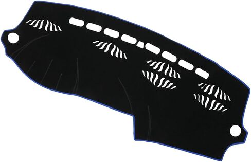 Motoforti Dash Cover for Audi Q7 2007-2015 / Center Console Dashboard Cover/Non-Slip/Polyester / 1 Pcs Black Blue Long-lasting in Saudi Arabia