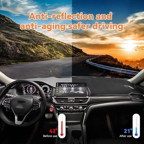 Compatible for BMW X1 2025 2024 2023 Dashboard Sun Shade Cover Premium Leather Car Sunshield Mat, Anti-UV Heat Protector (with Out HUD, 2023-2025) in Saudi Arabia