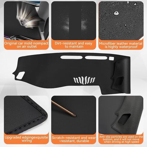 Compatible for BMW X1 2025 2024 2023 Dashboard Sun Shade Cover Premium Leather Car Sunshield Mat, Anti-UV Heat Protector (with Out HUD, 2023-2025) in Saudi Arabia