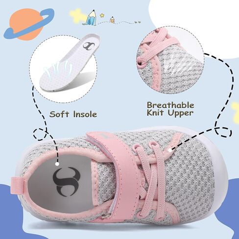 Scurtain Toddler Shoes Kids Girls Boy Tennis أحذية تنفس قابلة للتنفس على أحذية رياضية الأطفال in Kuwait