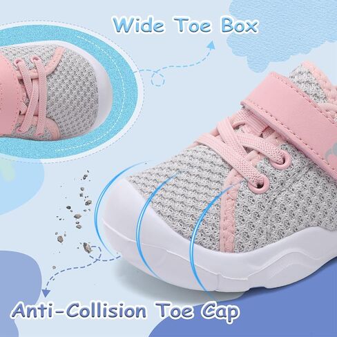 Scurtain Toddler Shoes Kids Girls Boy Tennis أحذية تنفس قابلة للتنفس على أحذية رياضية الأطفال in Kuwait
