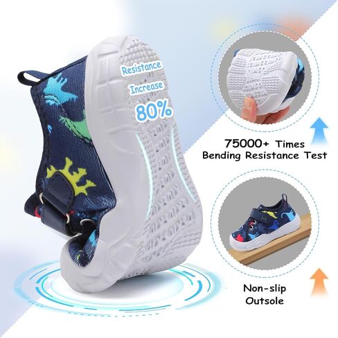 Scurtain Toddler Shoes Kids Girls Boy Tennis أحذية تنفس قابلة للتنفس على أحذية رياضية الأطفال in Kuwait