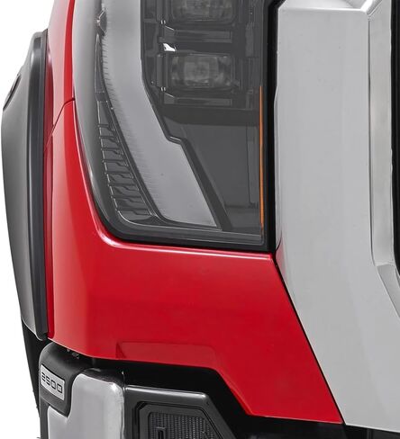Rough Country Sport Fender Flares for GMC Sierra 2500HD/3500HD (2020-2025) - 6.5" Flare Height, Paintable Flat Black ABS, UV-Protected, No-Drill Install in Saudi Arabia
