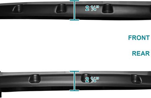 Spec-D Tuning 4PC Front + Rear Smooth Paintable Pocket Rivet Style Fender Flares Compatible with 1999-2007 Chevy Silverado in Saudi Arabia