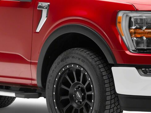 Redrock OE Fender Fender Flares. أسود متوافق مع 21-25 F-150 W/O MUD ، باستثناء Raptor in Kuwait