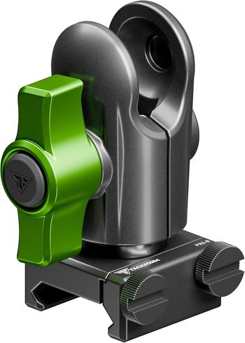 Tackform Traxx 20mm Ball Socket مع قاعدة مسار الاعتداء - محول قصير الوصول | متوافق مع أنظمة المسار الاعتداء فقط | البليت الألومنيوم | غير متوافق مع الأنظمة 1 " / B الحجم | المقبض الأسود in Kuwait
