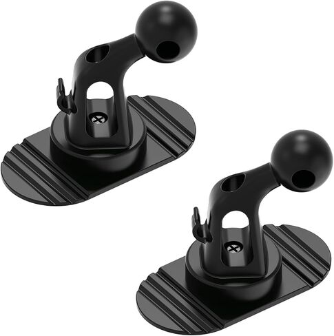 قاعدة كرة لاصقة مرنة متوافقة مع قوس Garmin GPS وذراع المقبس المزدوج 17 مم ، 0.67 "محول رأس الكرة ملتصقة الموصل كرة القدم 17 مم لألواح معلومات السيارة ، 2 عبوات (صغيرة) in Kuwait