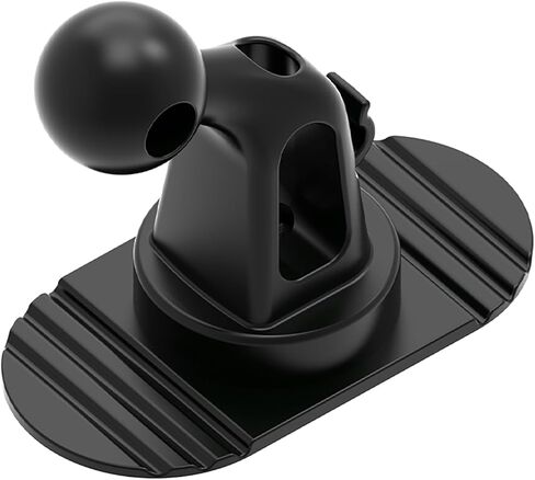 قاعدة كرة لاصقة مرنة متوافقة مع قوس Garmin GPS وذراع المقبس المزدوج 17 مم ، 0.67 "محول رأس الكرة ملتصقة الموصل كرة القدم 17 مم لألواح معلومات السيارة ، 2 عبوات (صغيرة) in Kuwait