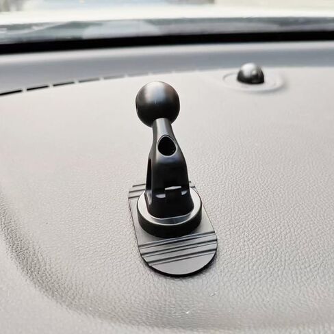 قاعدة كرة لاصقة مرنة متوافقة مع قوس Garmin GPS وذراع المقبس المزدوج 17 مم ، 0.67 "محول رأس الكرة ملتصقة الموصل كرة القدم 17 مم لألواح معلومات السيارة ، 2 عبوات (صغيرة) in Kuwait