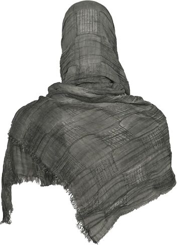 Medieval Scarf Cowl Men with Brooch, Viking Cowl Hood Cloak, Renaissance Rogue Hooded Shaw, for Halloween Cosplay in Saudi Arabia