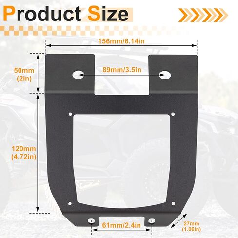 Jerbor Dash Holder RAM Mount Fit for Can Am X3 Rockford PMX-2 Lower Mount in Saudi Arabia