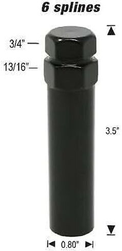 24 LUG NUTS TUND SPLINE ACORN 12x1.25 Red لـ -(الصلب) 901-3064 in Saudi Arabia