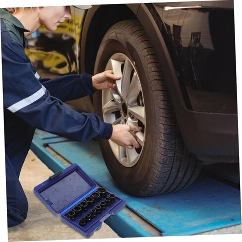 13 قطعة من Chrome Molybdenum Steel Lug Nut Extractor و Bort Remover Storage لإزالة البراغي الصدئة والعنيدة لإصلاح السيارات in Saudi Arabia