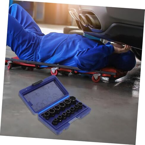 13 قطعة من Chrome Molybdenum Steel Lug Nut Extractor و Bort Remover Storage لإزالة البراغي الصدئة والعنيدة لإصلاح السيارات in Saudi Arabia