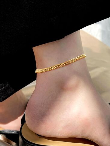 Supcare Stainless Steel Anklets Custom Ankle Chain (with Gift Package) in Saudi Arabia