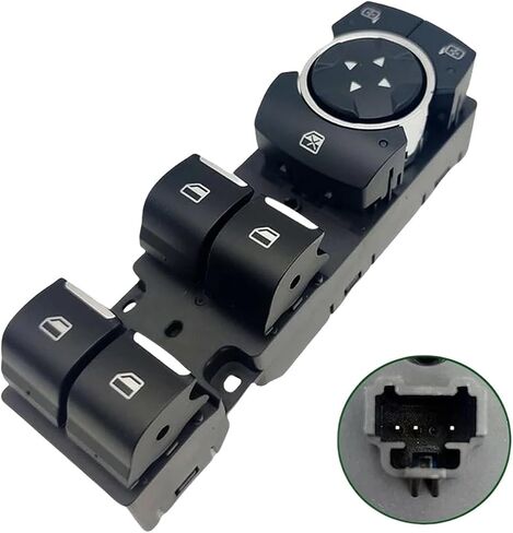 Front Left Main Power Master Door Switch متوافق لعام 2013 2014 2015 2017 2017-2020 Ford Fusion DG9Z-14529-AA DG9Z14529AA DWS1608 in Saudi Arabia