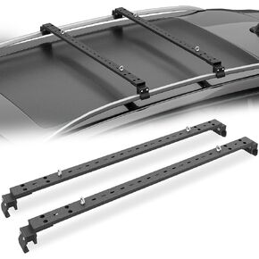 Heavy Duty 300 LBS Universal Roof Rack Cross Bars Compatible with Flush & Raised Side Rails, Adjustable Crossbars Cargo Carrier Rooftop Luggage Cars Vehicles Suvs in Kuwait