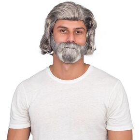 Luke Sky Deluxe Costume Accessory Gray Wig and Beard Set in Saudi Arabia