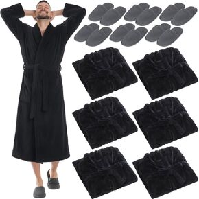 12 PCS MEN MEN ROBE و SLIPPER WINTER SET 6 PCS ROBE SOME PLUSH FOR in Kuwait