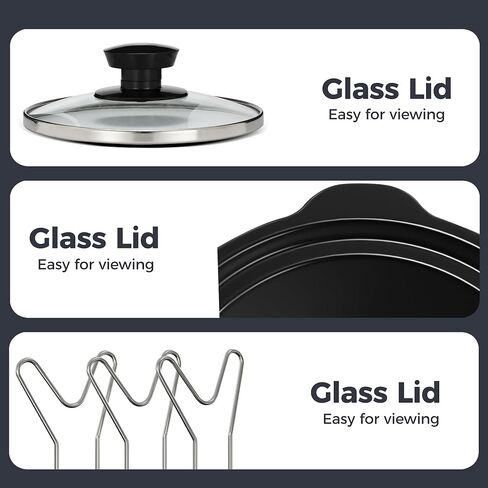 جهاز تسخين الطعام على شكل بوفيه ثلاثي بطيء مع 3 أوضاع لدرجة الحرارة قابلة للتعديل، طباخ بطيء مع وعاء سيراميك 1.5 كيو تي، غطاء زجاجي قابل للإزالة و3 ملاعق بولي كلوريد الفينيل، آمن للاستخدام في غسالة الأطباق، من الفولاذ المقاوم للصدأ in Kuwait