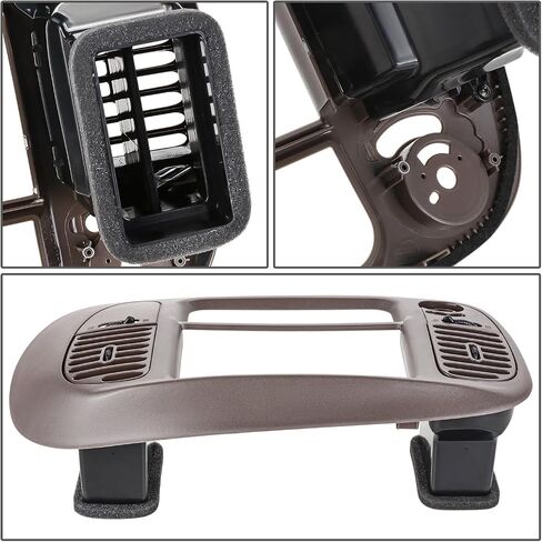 DNA MOTORING OE Style Dash Panel Bezel Compatible with 97-03 Ford F150 / 04 F150 Heritage / 97-02 Expedition 4WD, Gray, ZTL-Y-0306-GY in Saudi Arabia