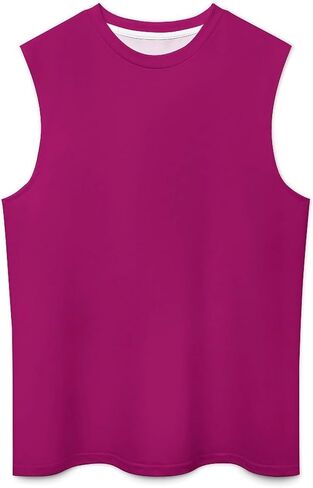 Men's Workout Tank Tops Quick Dry Running Athletic Training Sports Classic Solid Sleeveless Muscle Shirts in Saudi Arabia