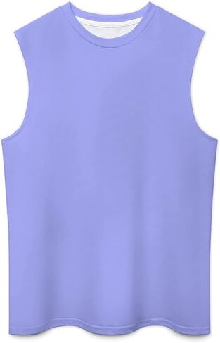 Men's Workout Tank Tops Quick Dry Running Athletic Training Sports Classic Solid Sleeveless Muscle Shirts in Saudi Arabia