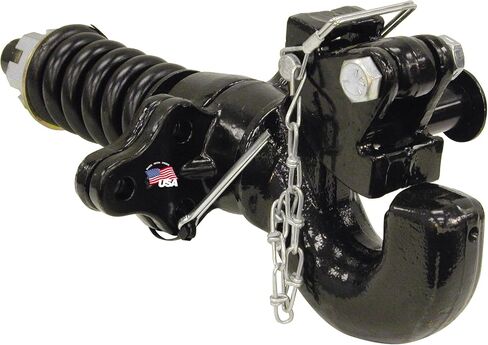 Buyers Products BP760A 30 Ton Capacity Forged Swivel Type Pintle Hook , Black in Saudi Arabia