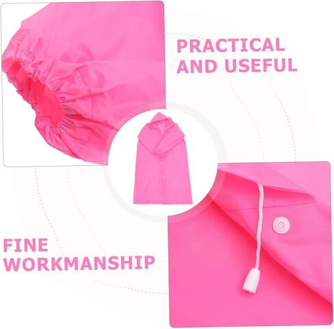 Totority Outdoor Eva Rain Poncho للبالغين معطفات المطر الشفافة القابلة لإعادة الاستخدام. in Saudi Arabia