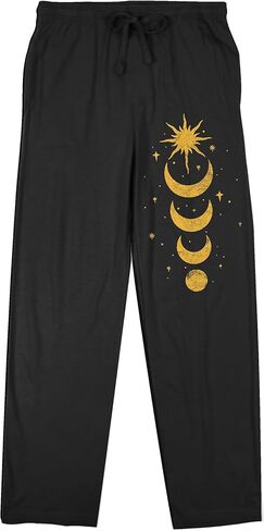 Sun Moon & Stars Women's Black Sleep Pajama Pants in Saudi Arabia