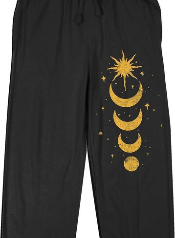 Sun Moon & Stars Women's Black Sleep Pajama Pants in Saudi Arabia