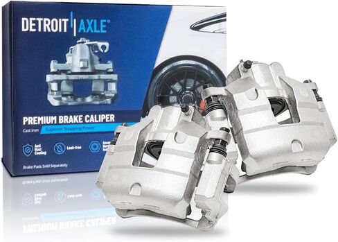 Detroit Axle - Front More More Brake الفرجار لـ Chevrolet Equinox Malibu Trax GMC Terrain Buick Lacrosse Encore Regal Sportback استبدال 2 قرص الفرامل مع مجموعة قوسين in Saudi Arabia