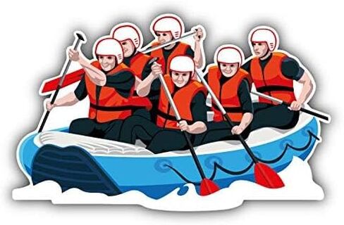 Rafting Team Round Metal 0.75" Lapel Pin Hat Shirt Pin Tie Tack Pinback in Saudi Arabia