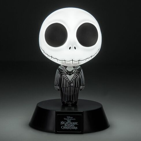 Paladone Jack Skellington Icon Light - Officially Licensed Nightmare Before Christmas Merchandise, Collectible Gift for Film Fans, Spooky Halloween Decor, Battery Powered, (10 cm) in Saudi Arabia