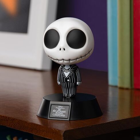 Paladone Jack Skellington Icon Light - Officially Licensed Nightmare Before Christmas Merchandise, Collectible Gift for Film Fans, Spooky Halloween Decor, Battery Powered, (10 cm) in Saudi Arabia