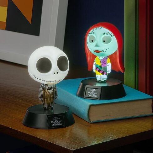 Paladone Jack Skellington Icon Light - Officially Licensed Nightmare Before Christmas Merchandise, Collectible Gift for Film Fans, Spooky Halloween Decor, Battery Powered, (10 cm) in Saudi Arabia