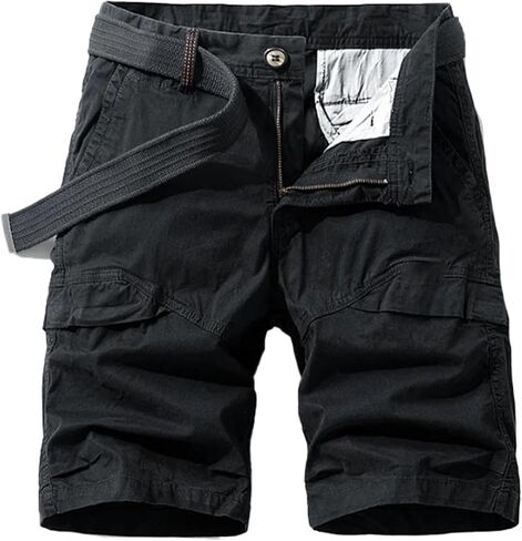 Men's Summer Multi-Color Workwear Shorts – Loose Straight Fit Casual All-Match Outdoor Pants in Saudi Arabia