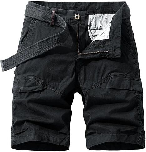 Men's Summer Multi-Color Workwear Shorts – Loose Straight Fit Casual All-Match Outdoor Pants in Saudi Arabia